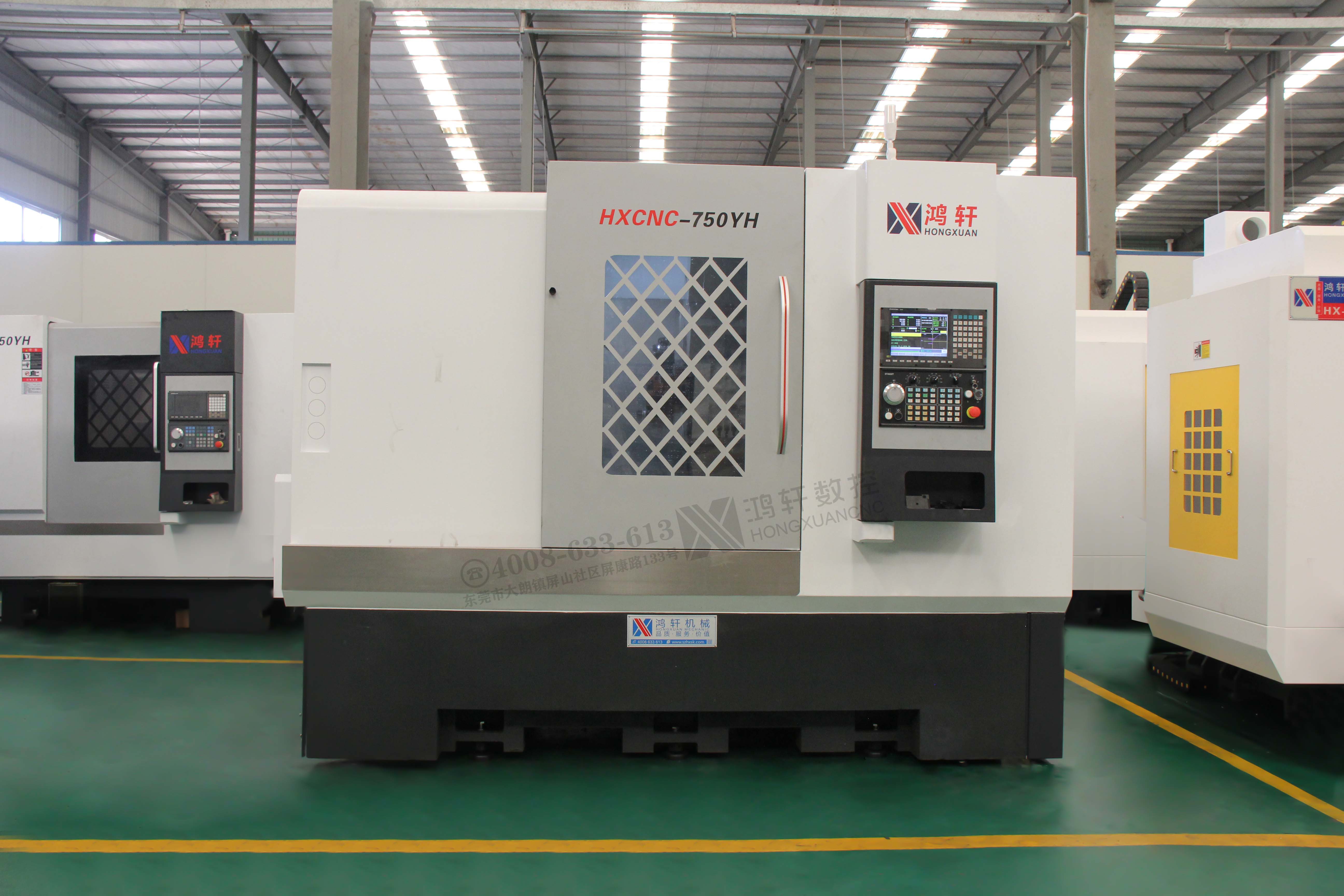 Five axis CNC turning and milling composite machine, large steel processing machine tool