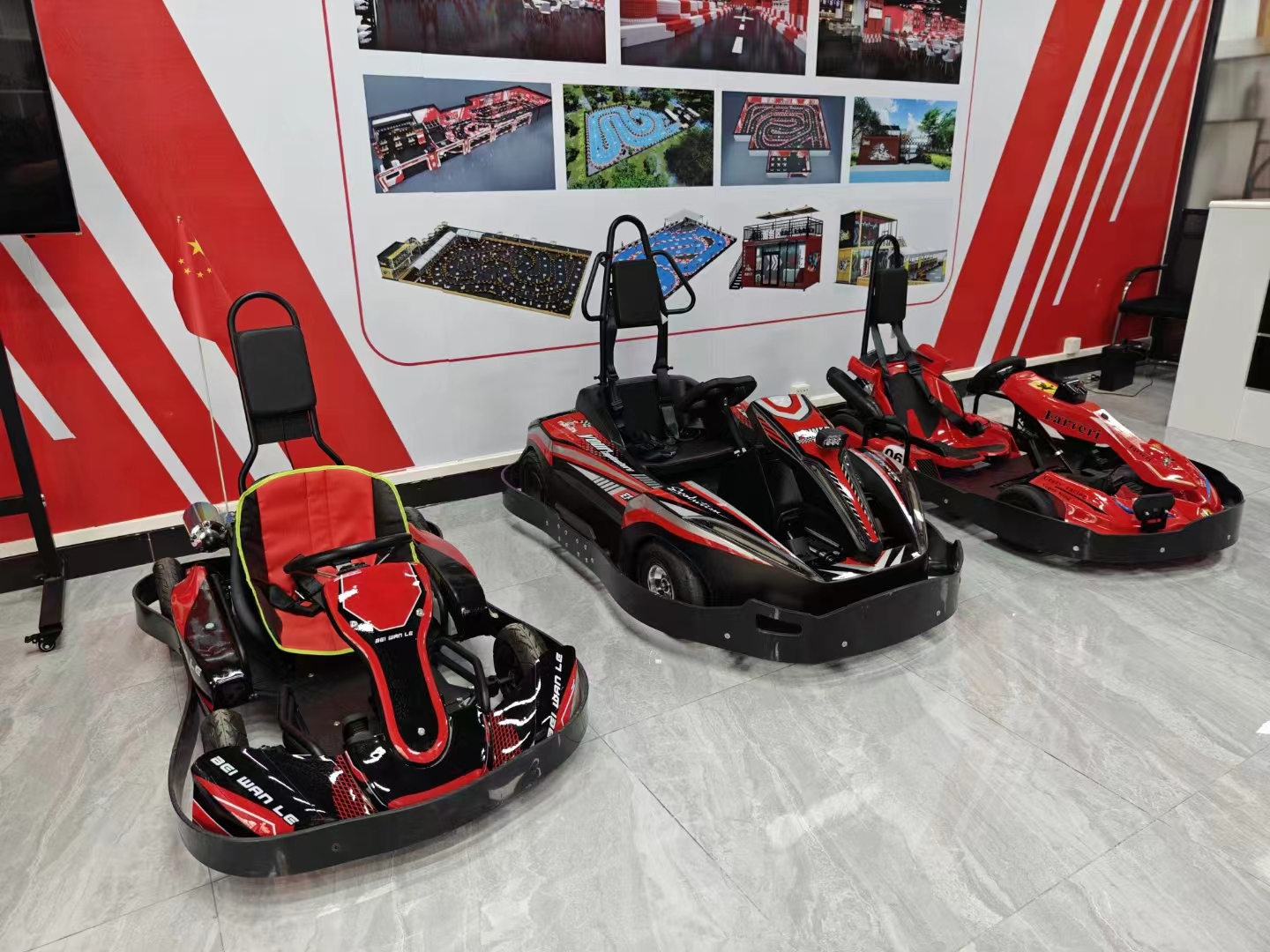 The fourth generation adult and children's kart rental plaza outdoor entertainment equipment four-wheel electric drift car