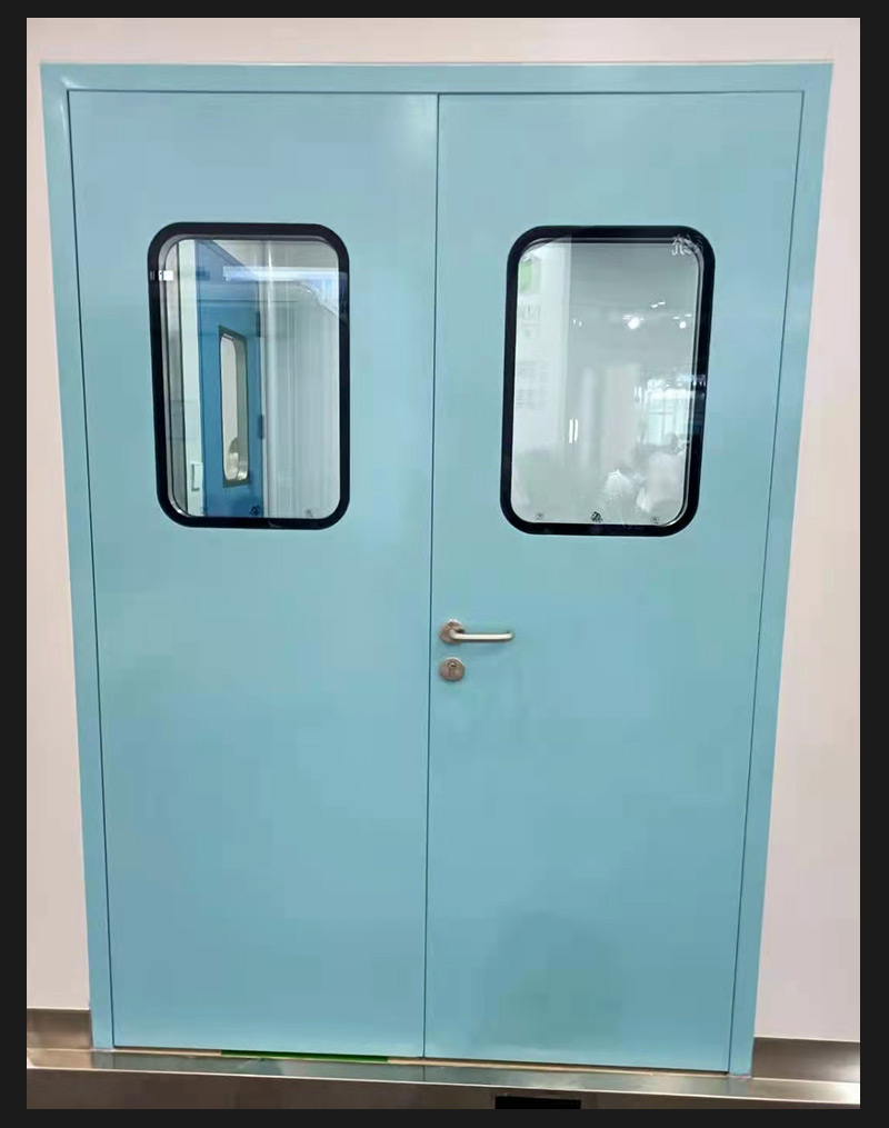 Laboratory finished tempered glass window purification double layer hollow observation window purification workshop clean room aluminum alloy window