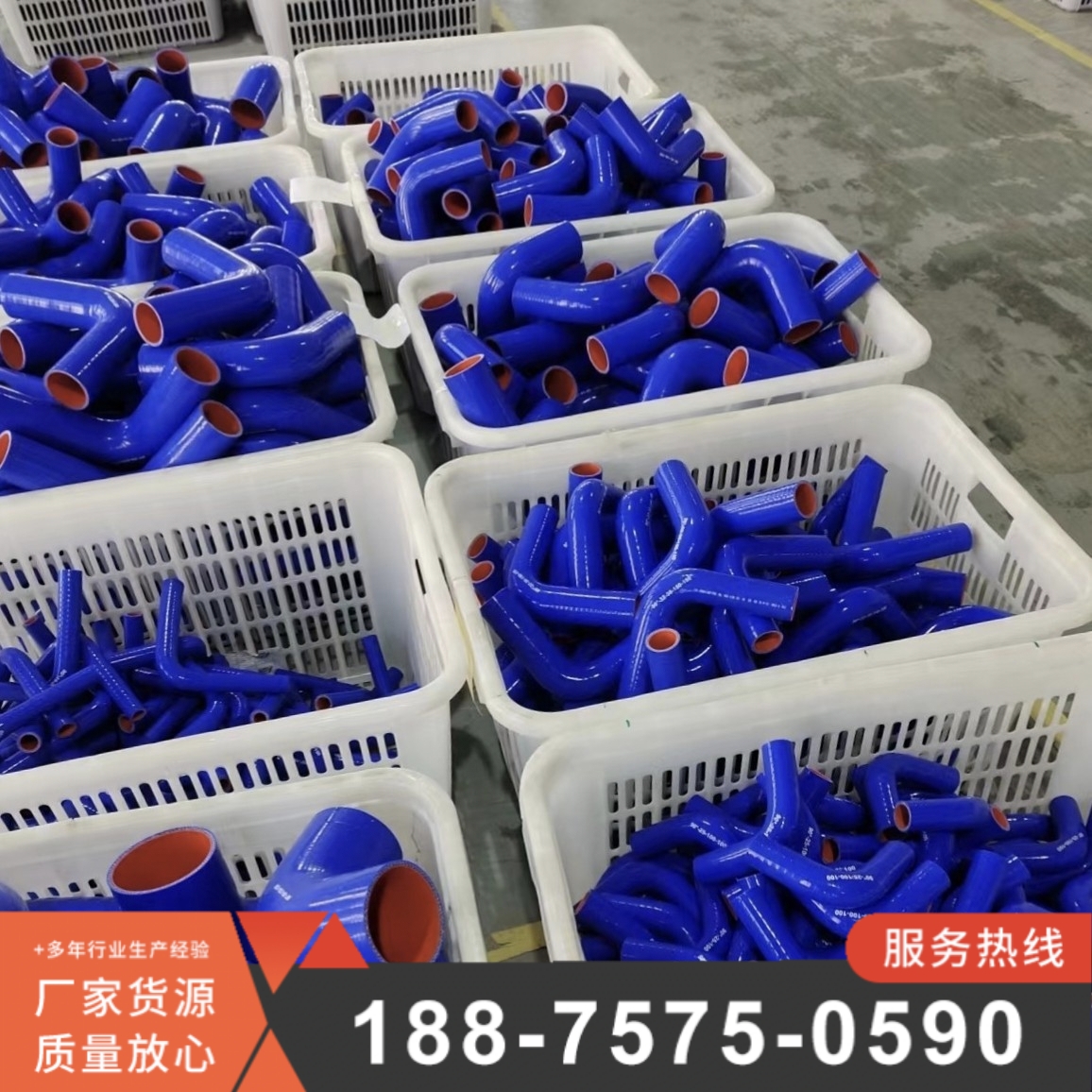 Ruiguan supplies wear-resistant silicone elbow cloth with silicone rubber hose. The 90 degree variable diameter elbow and irregular elbow pipe can be customized