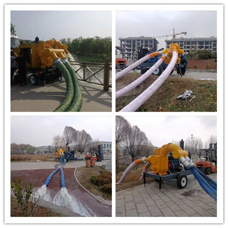 Supply of diesel engine mobile pump trucks for flood and drought resistance, 1000 square meters high flow self priming pump, sewage discharge, pumping and drainage pump