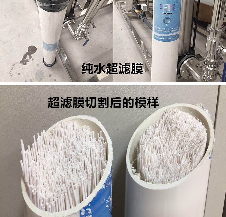 Ultrafiltration membrane HM90PAN industrial HM160/200PVDF water treatment filtration equipment urea purification of wastewater