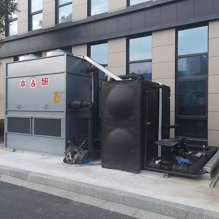 本研 封闭式循环水 逆流冷却塔 橡塑保温水箱 水泵管道安装 源头厂家
