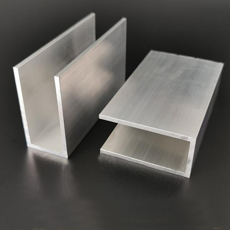 U-shaped groove aluminum profile 6063-T5 series U-shaped track groove aluminum alloy Z-shaped L-shaped angle aluminum E-shaped slide