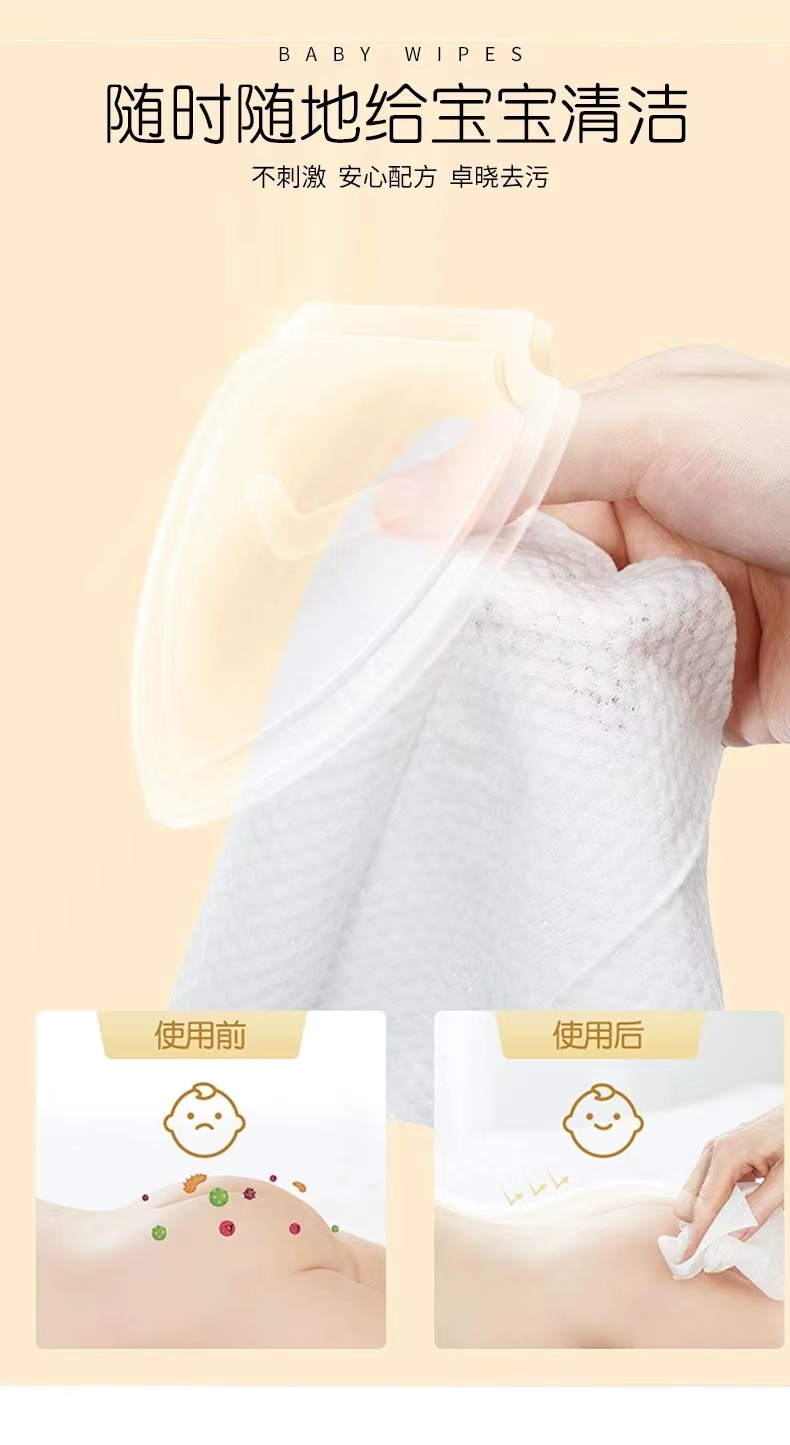 Centennial Doctor Baby Hand and Mouth Wet Wipe Cleaning, Decontamination, Thickening, and Cover Source Factory Support Customization