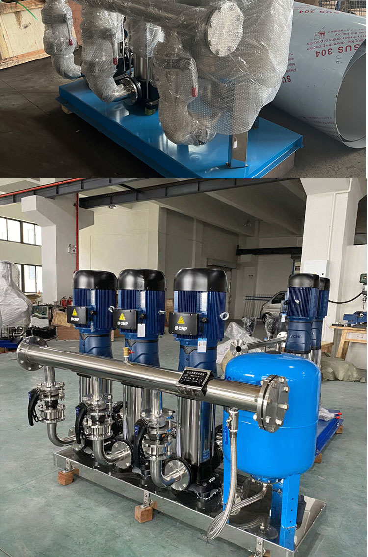 Non negative pressure water supply equipment constant pressure frequency conversion secondary pressurization stainless steel multistage centrifugal pump domestic water supply Booster pump