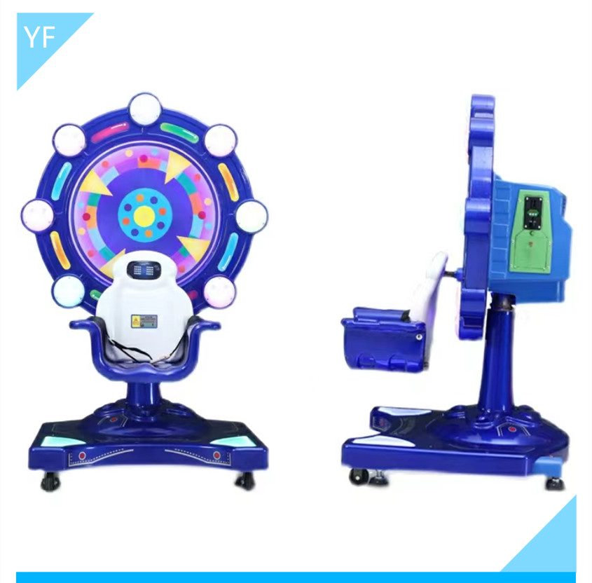 New Children's Coin 3D Video Rocker Car Launched in Supermarket, Fast Motorcycle Racing Car, Children's Swing Machine