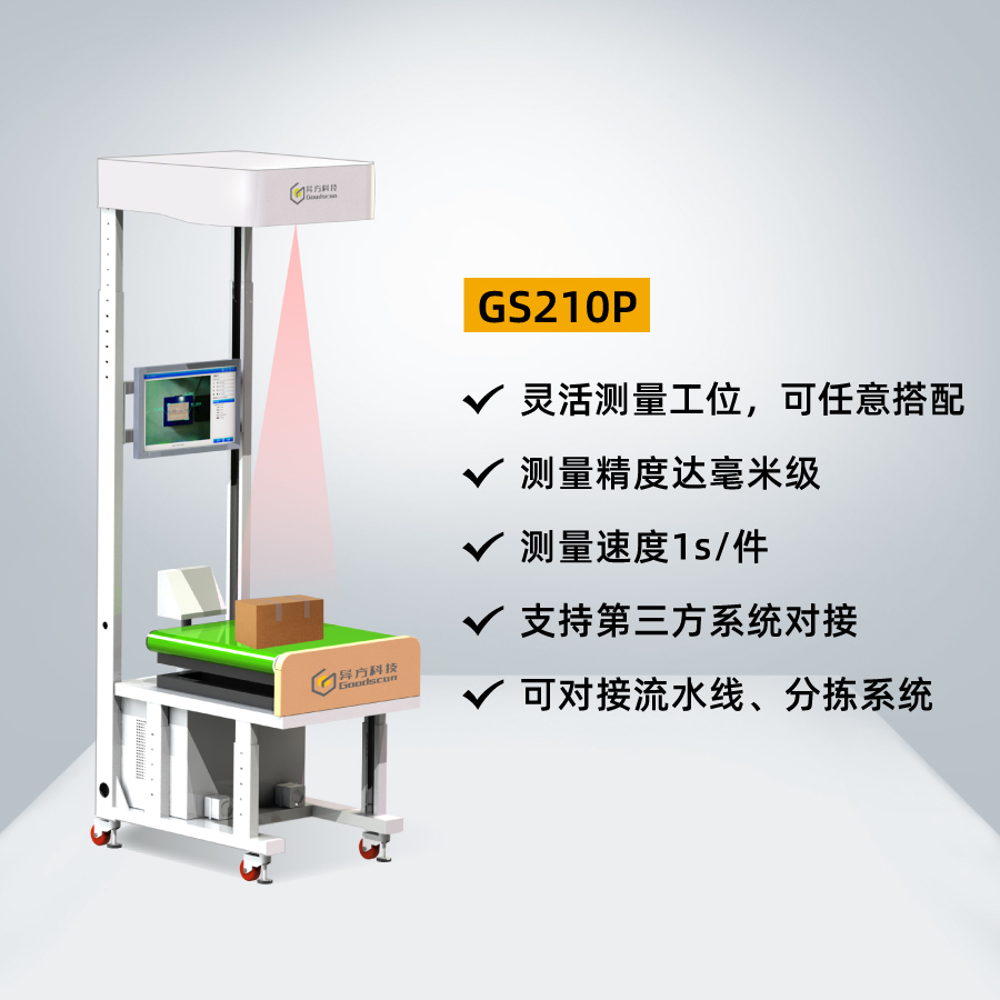 E-commerce logistics express sorting equipment_ Dynamic volume measurement_ Measuring and weighing integrated machine_ Belt Kwai dws