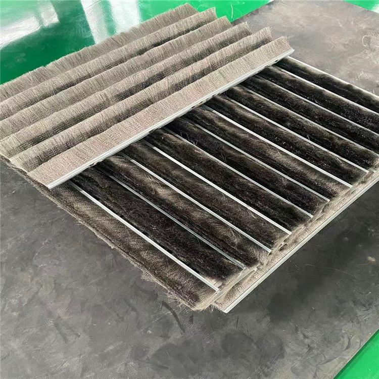 Sealing steel wire brush for ring cooling machine Steel wire brush for sintering machine Steel brush for smoke hood Insulation steel wire brush