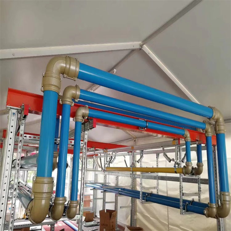 Taijie Gas Transportation Blue Aluminum Alloy Energy Saving Gas Pipe and Air Compressor Super Pipe Manufacturer