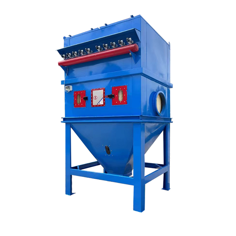 Pulse bag type stainless steel dust collector, single machine workshop dust collector, dust removal and environmental protection equipment