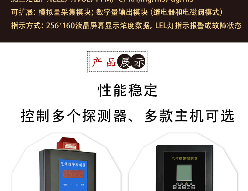 Chenjing Industrial Explosion proof High Precision Fixed Gas Alarm Controller Control Host Bus System