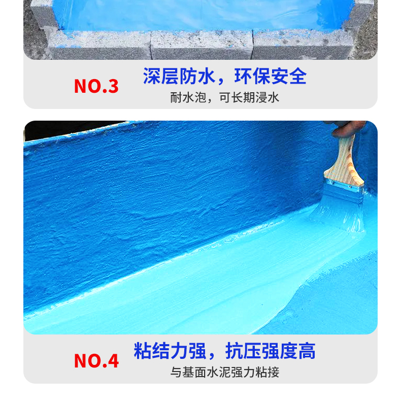 K11 universal waterproof coating for water ponds, fish ponds, kitchens, bathrooms, basements, swimming pools, dedicated waterproofing and impermeability