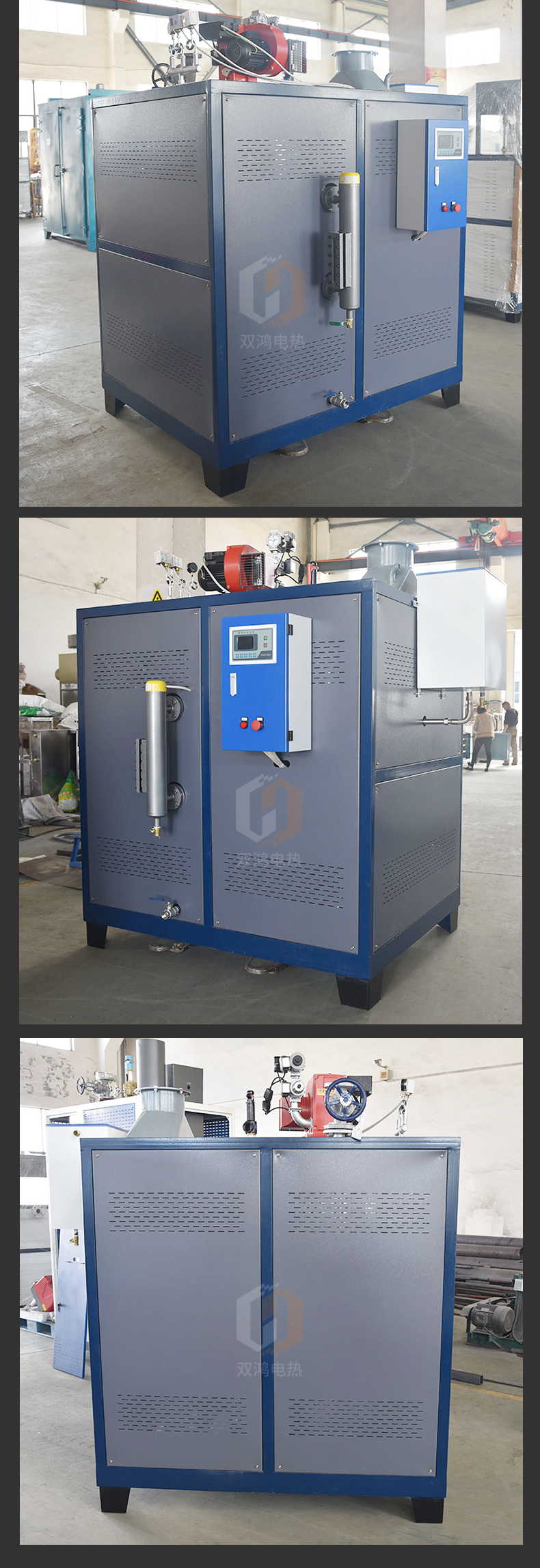 Shuanghong Electric Heating Industrial Fuel Steam Generator Dry Cleaning Shop Drying and Disinfection Gas Steam Generator Boiler