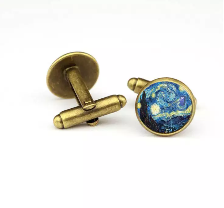 Customized metal men's cuff links Customized sleeve studs Tie clip Free design Customized