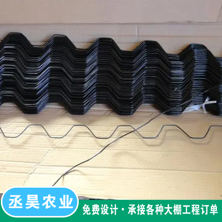 Greenhouse clip spring, steel wire dipped plastic pressure film spring, high strength clip film, reusable. Chenghao Greenhouse accessories have good quality