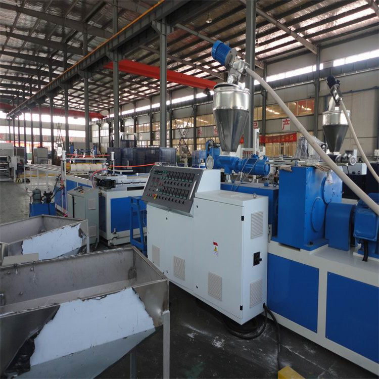 PVC+ASA composite wave tile production line