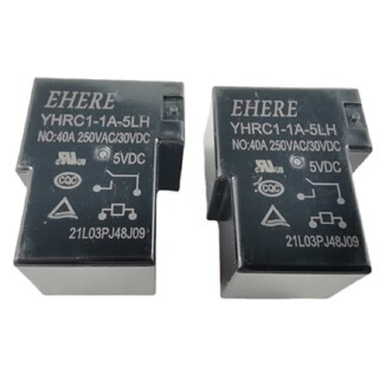 40A automotive relay YHRC1-1A-5LH, a set of normally open EHERE relays, 5V automotive electronics