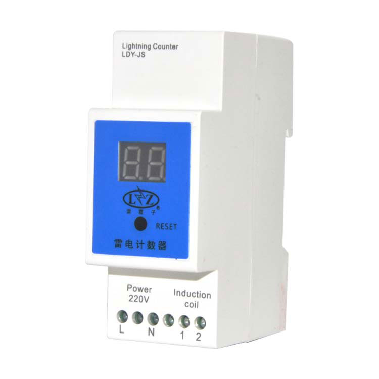 Thunder oscillator, lightning counter, lightning stroke digital display, counting, secondary power supply lightning protection LZZ-JS