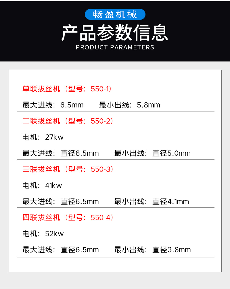 Electric copper wire aluminum wire drawing machine, steel bar metal wire drawing machine, iron aluminum cold drawing machine, iron wire drawing machine