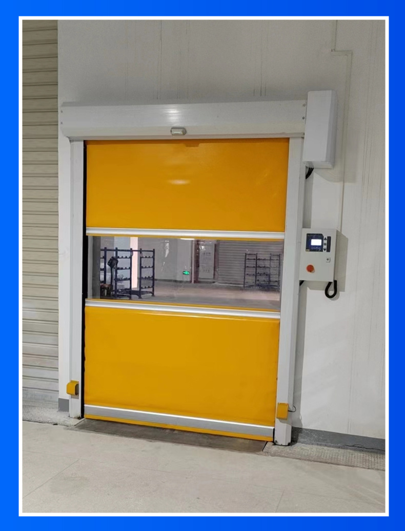 PVC fast door thermal insulation automatic lifting Roller shutter automatic induction door industrial dust-free workshop rolling gate