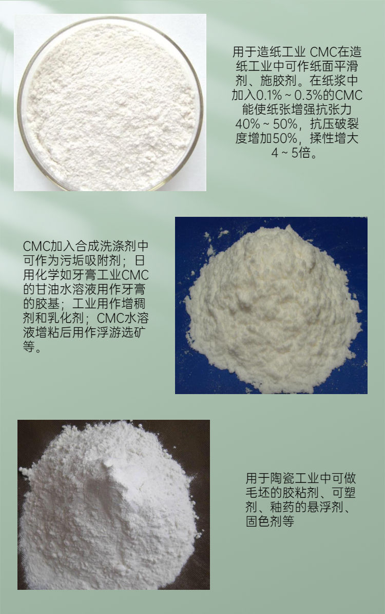 HAODA Carboxymethyl cellulose CMC chemical size high viscosity low viscosity thickener