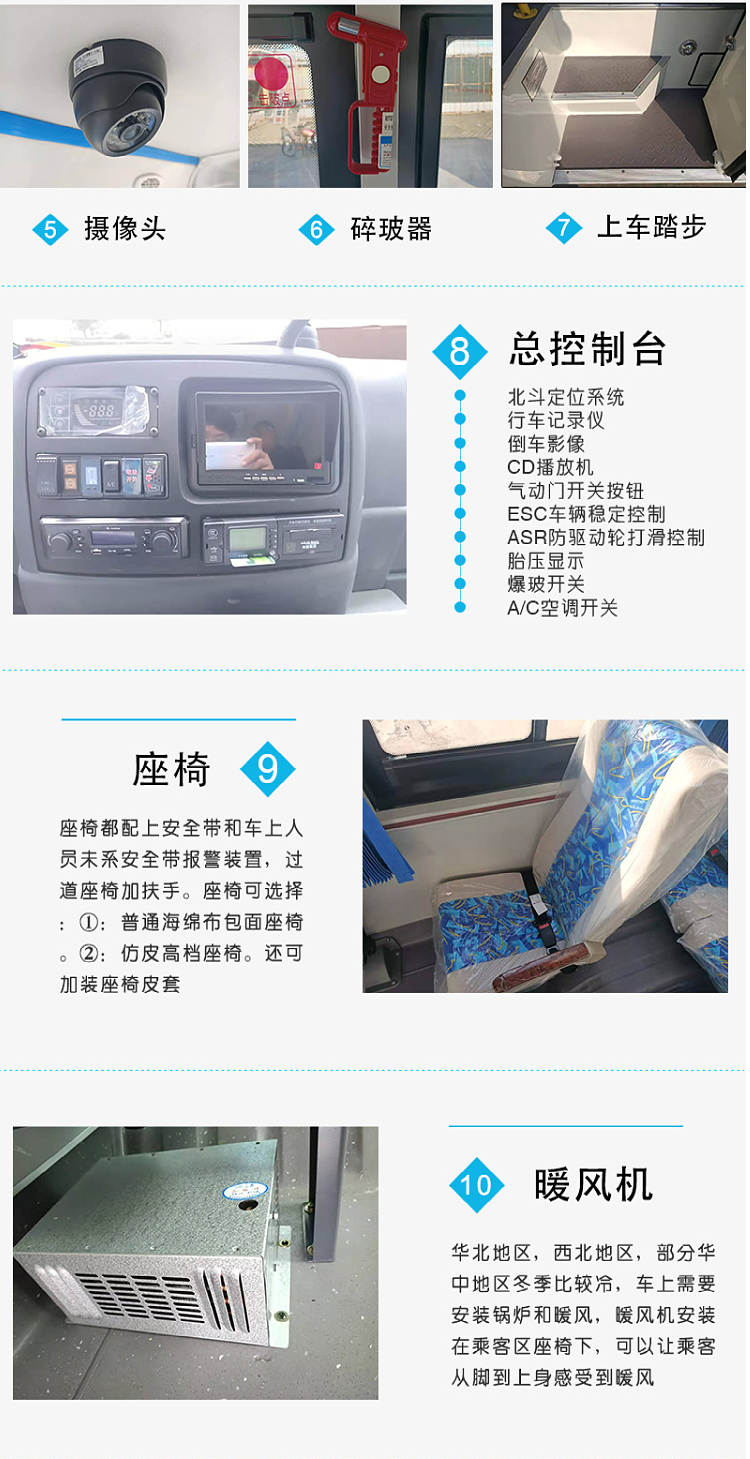 Tianyi Non Operating Medium Bus -19 Seat Bus - Employee Transfer Commuter