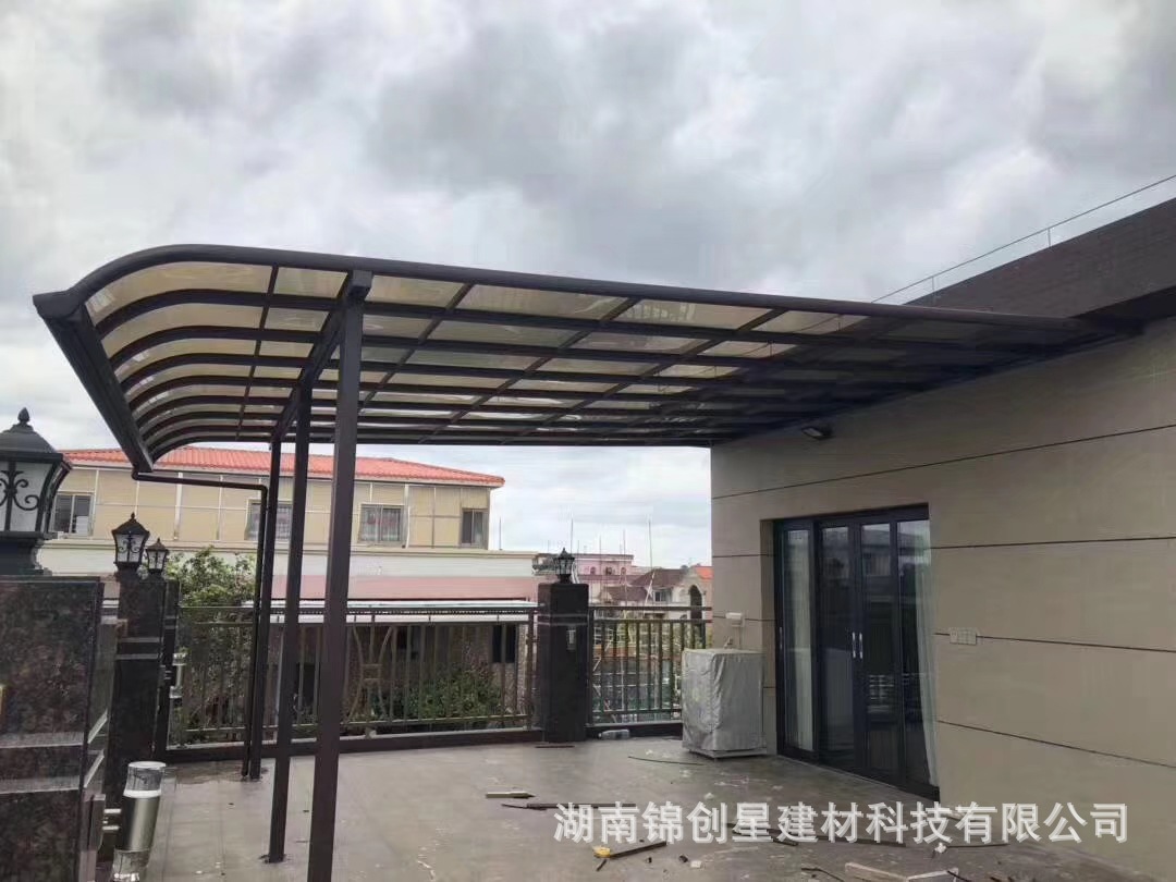 Canopy manufacturer Outdoor courtyard villa Aluminum alloy sunshade Endurance board Canopy balcony terrace sunshade