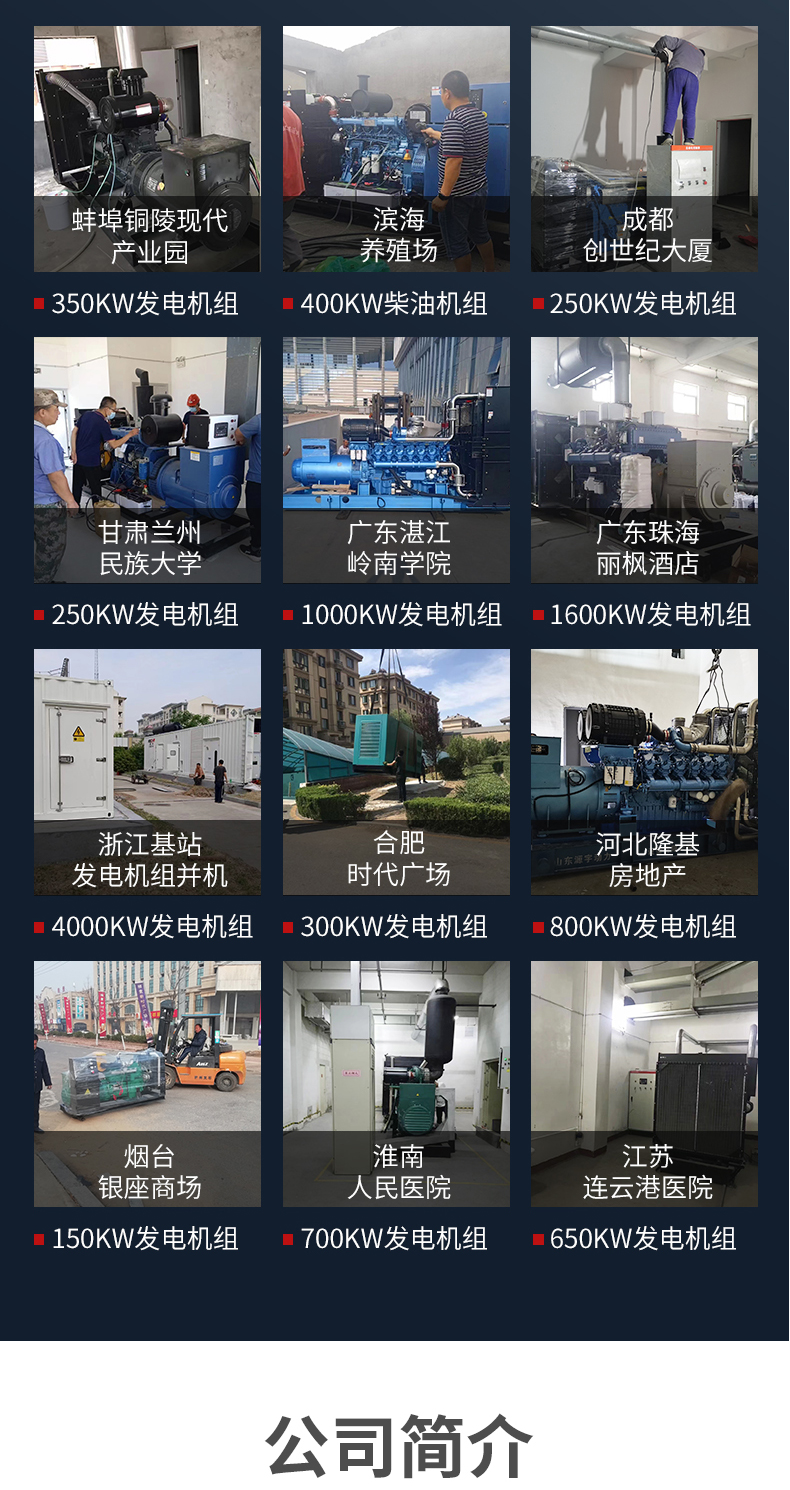 Yuanyu Power Generator Yuchai Series YC4D65-D20 Power 40kW Generator Set