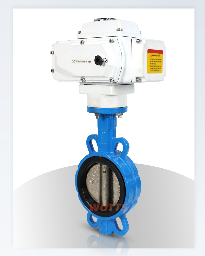 Electric switch adjustment intelligent wafer type butterfly valve D971X stainless steel cast steel 2507 desulfurization valve