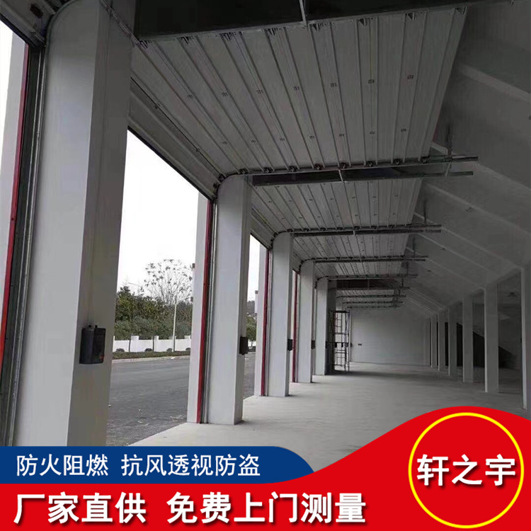 Industrial vertical lifting door, electric sliding door, workshop flap door, support for door-to-door installation