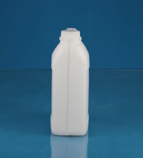 2L small mouth flat can 2kg chemical bucket square flat plastic can food packaging 2L carrying bottle E092