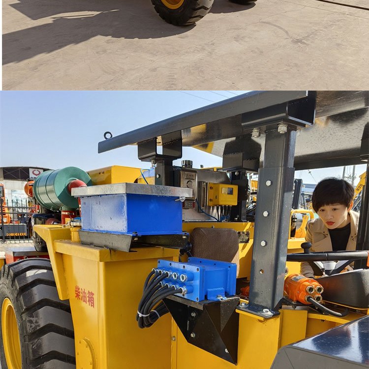 Horizontal mine loader underground Cart with smoke exhaust purification system Coal mine cleaning explosion-proof forklift