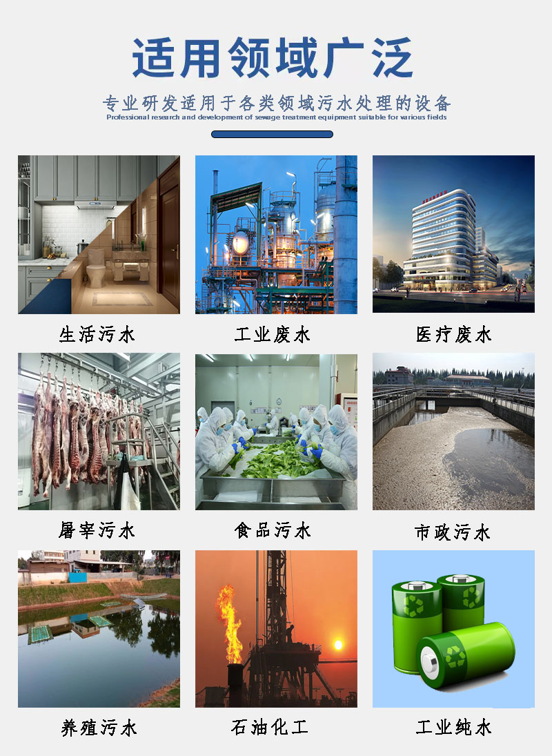 Chicken, duck, goose slaughtering assembly line, pig raising, cattle and sheep slaughterhouse sewage treatment equipment, Hongze Environmental Protection