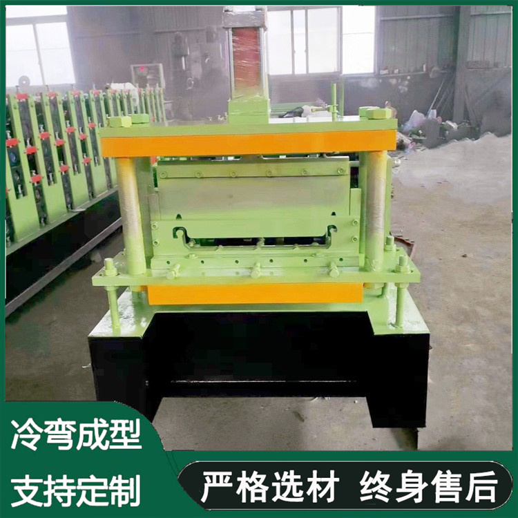 Qiangke Machinery Fully Automatic 430 Aluminum Magnesium Manganese Tile Pressing Machine 25 High and Low Vertical Edge Production Machine