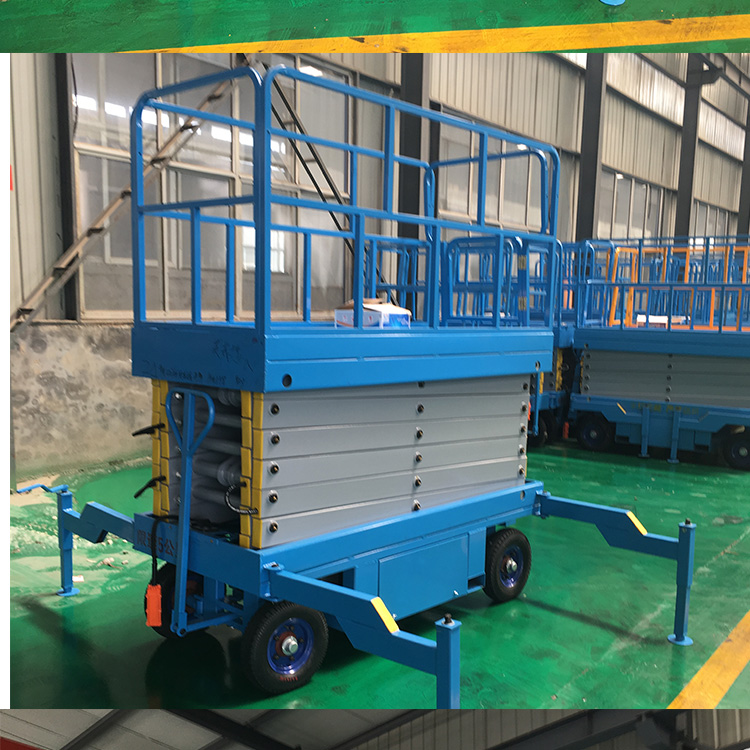 Customized fully self-propelled electric lift indoor and outdoor Aerial work platform self-propelled hydraulic scissors lifting platform