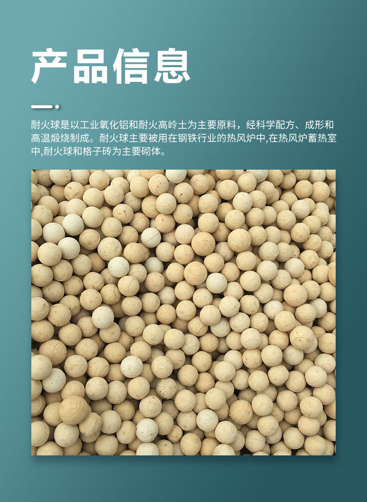 99 alumina ceramic ball refractory heat storage ball with multiple specifications and strong heat storage capacity for high-temperature kiln heat storage chamber