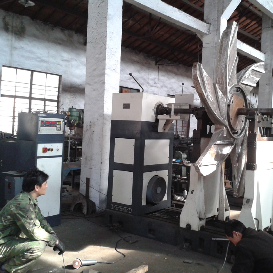 Large centrifugal fan rotor impeller dynamic balancing machine Zhonglian brand