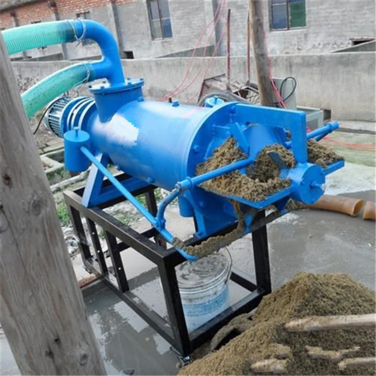 Fecal dewatering machine, chicken manure, cow manure, dry wet separator, pig manure solid-liquid separation equipment, Yihai