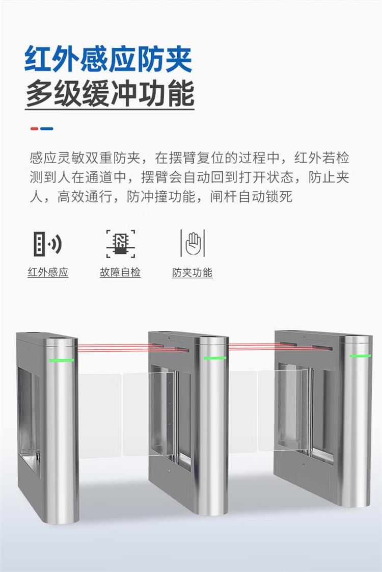 Junyu Long Road Sluice Integrated Machine Construction Site Face Recognition Wing Sluice Community Anti tailgate Access Control System