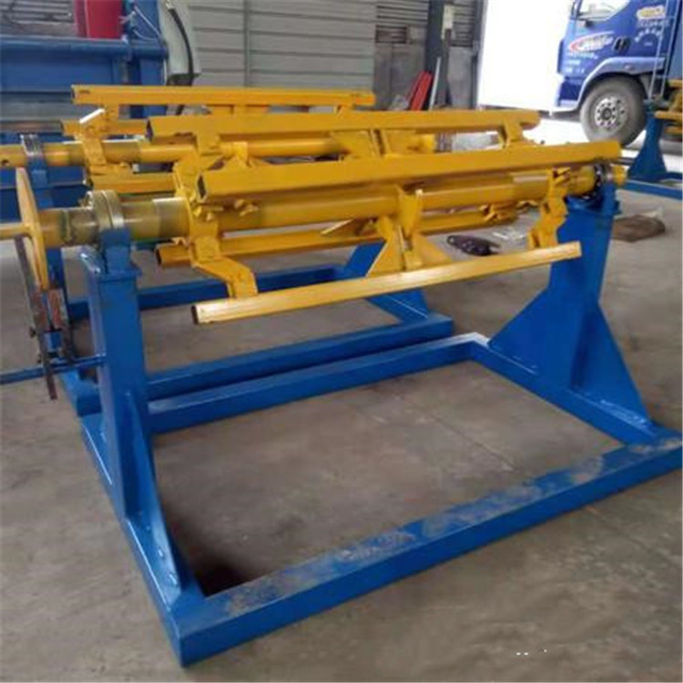 Qiangke 1.5-meter 8-ton tile press feeding frame, passive tension aluminum coil feeding frame, customizable