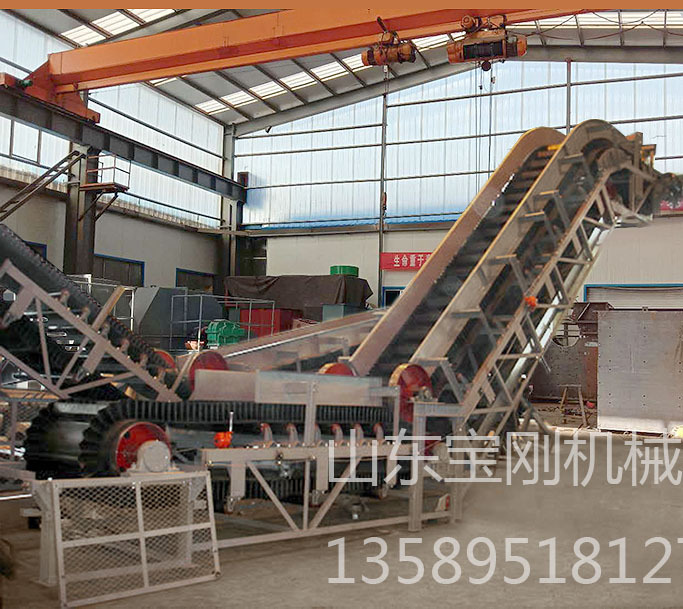 Climbing conveyor, feeding machine, mechanical DJ type large angle edge blocking conveyor, construction machinery accessories