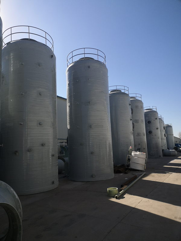 FRP desulfurization tower spray tower wet electrostatic precipitator flue gas acid mist purification tower alkali washing tower acid washing coke quenching tower