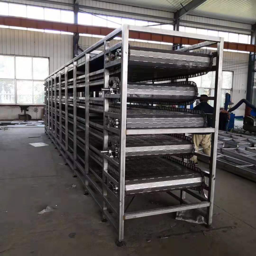 Hede Machinery stainless steel food chain conveyor buckle plate heavy conveyor belt straight plate chain assembly line