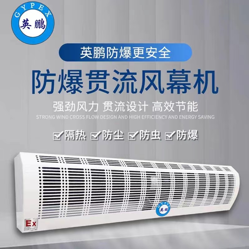 Yingpeng Explosion proof Air Curtain Machine Industrial Chemical Factory Laboratory Entrance Air Curtain Machine High Air Volume Air Curtain BFM-20YB