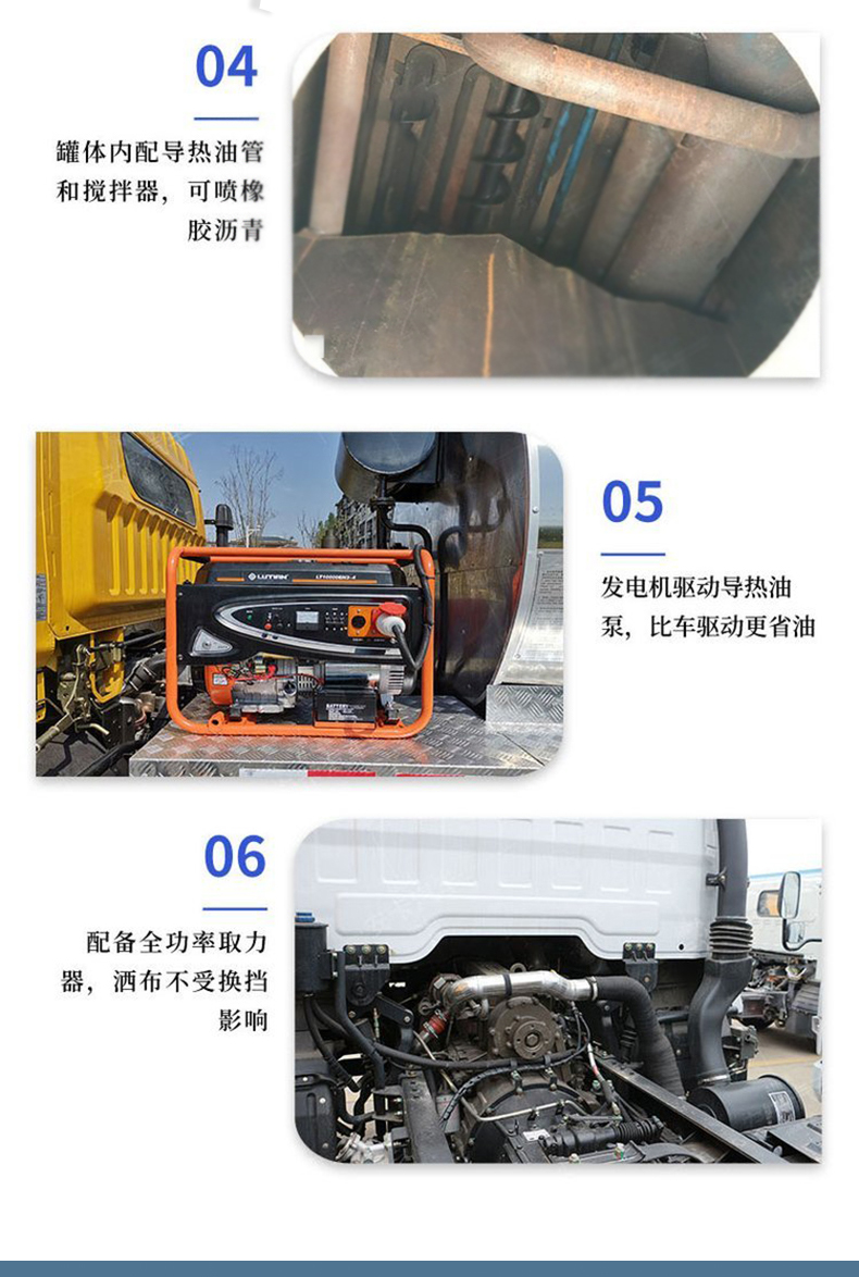 Dongfeng D6 blue brand cement slurry spraying with a spraying volume of 4500 square meters for secondary automatic mixing