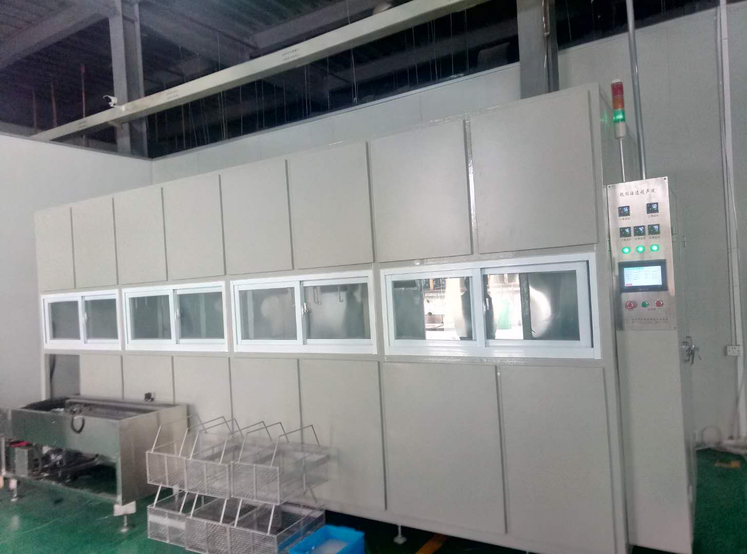 Fully automatic ultrasonic cleaning machine manufacturer oil removal, cleaning, and drying automatic