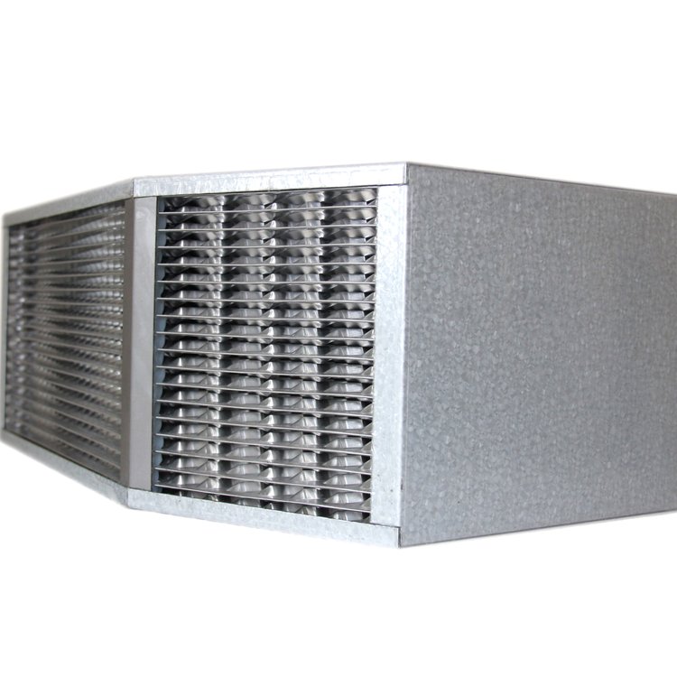 Vertical fresh air ventilator for commercial silent and efficient customization of bidirectional flow fresh air