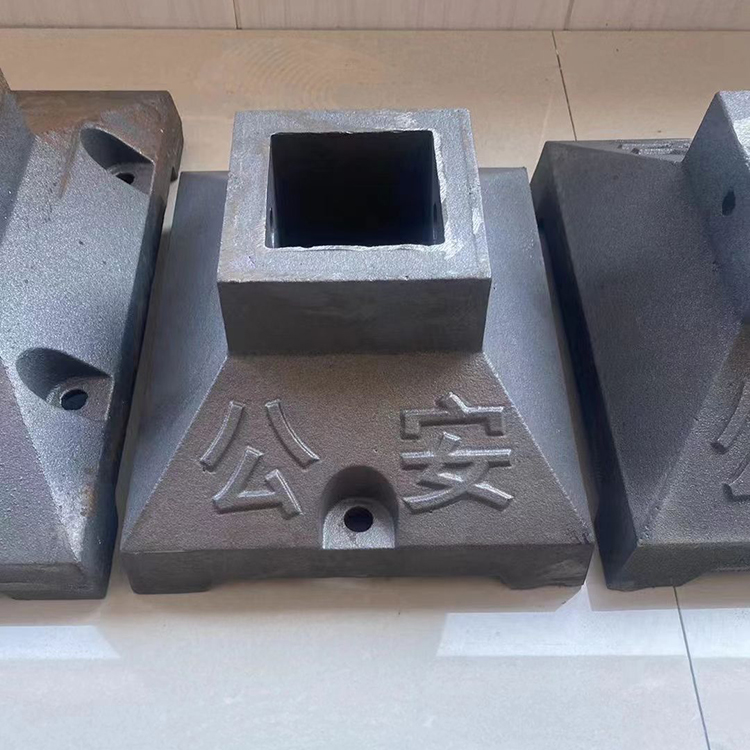 Spot cast iron base, street pier, Beijing style guardrail base, lotus base, support customization