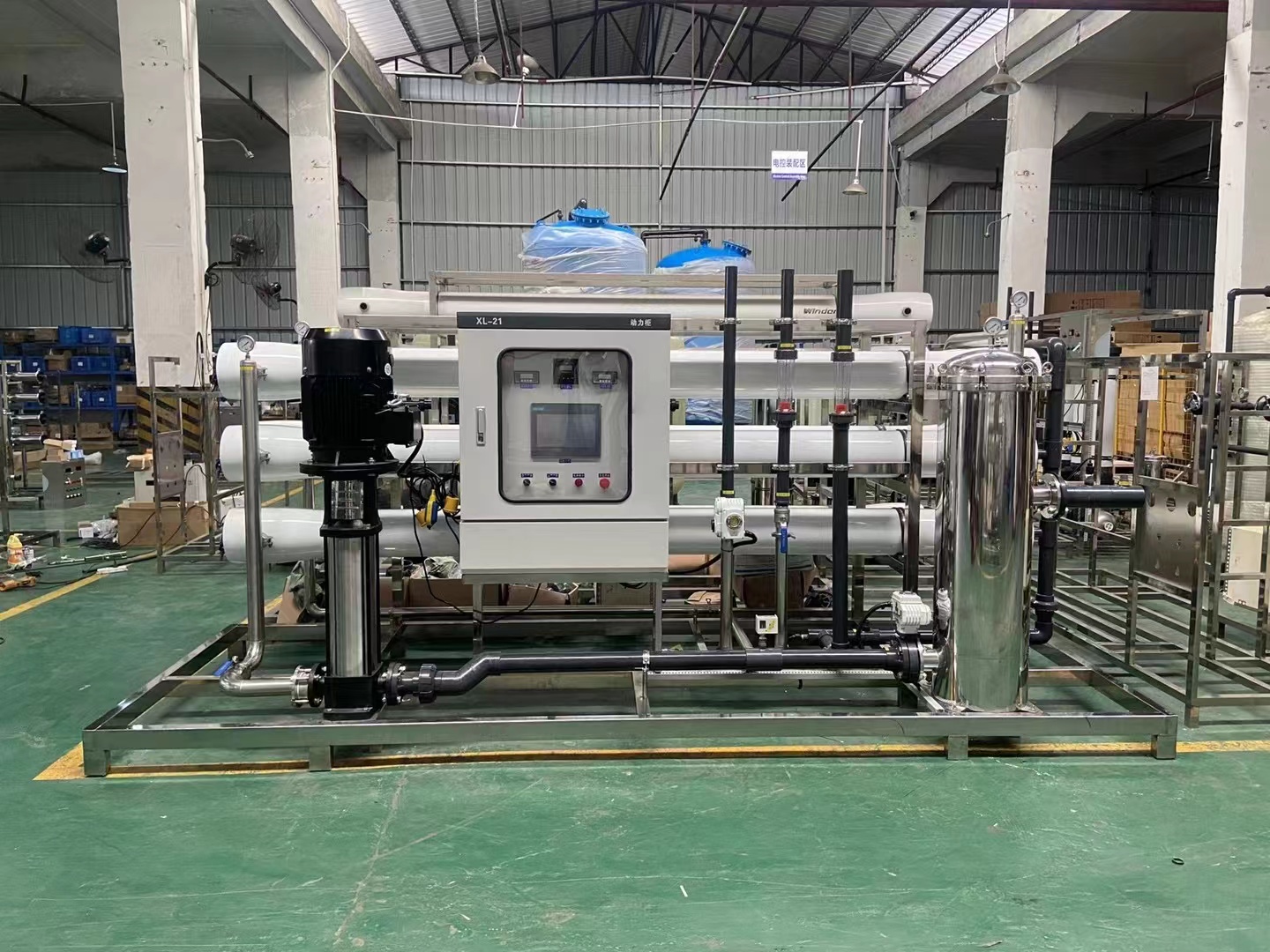 Reverse osmosis equipment, pure water equipment, commercial water purification equipment, RO desalination system, integrated purified water machine, customized for 100 tons